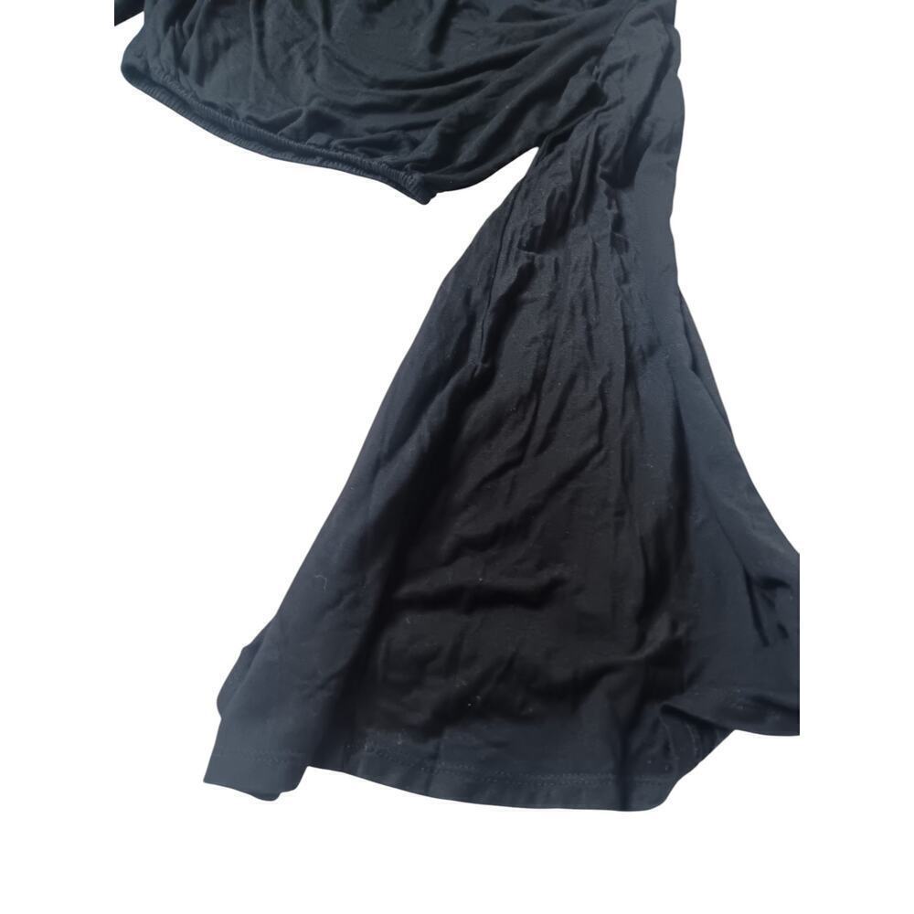 Sid Neigum Cropped Asymmetric Top SZ 10 in Black - Picture 7 of 8